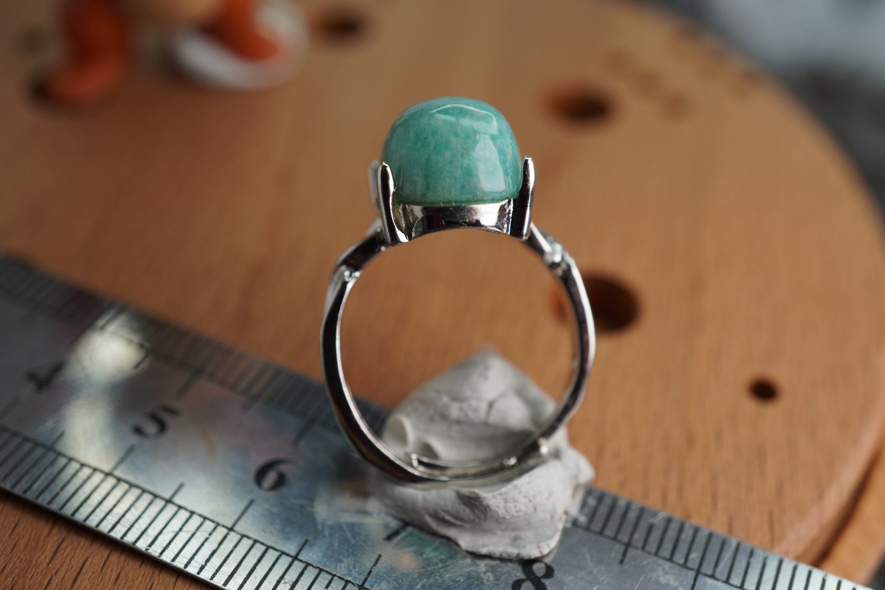 Minéraux & Lithothérapie: Amazonit   ring Grösse  Variabel     (Räumung!) – Neuf avec emballage d'origine à Eschenbach SG par topstone 5