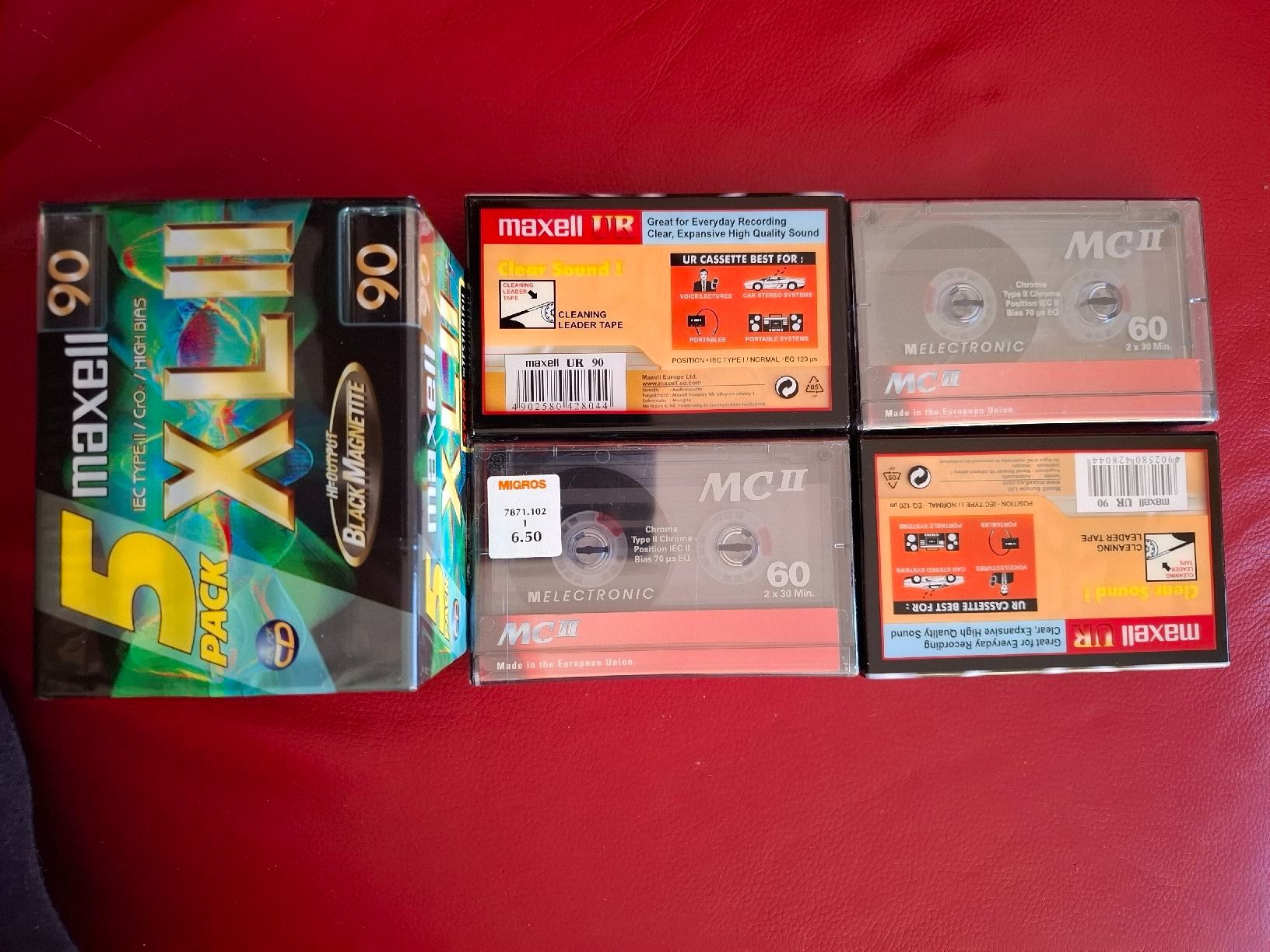Cassettes audio: 9 K7 neuves – Neuf avec emballage d'origine à Moutier par Carambaaa 2