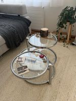 Couchtisch Glas mit Chrome