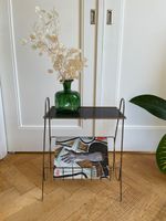 Mid Century Lochblech Beistelltisch - Zeitungsständer 1960‘s