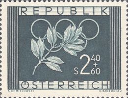 Österreich 969 Olympische Spiele Oslo und Helsinki 1952 **