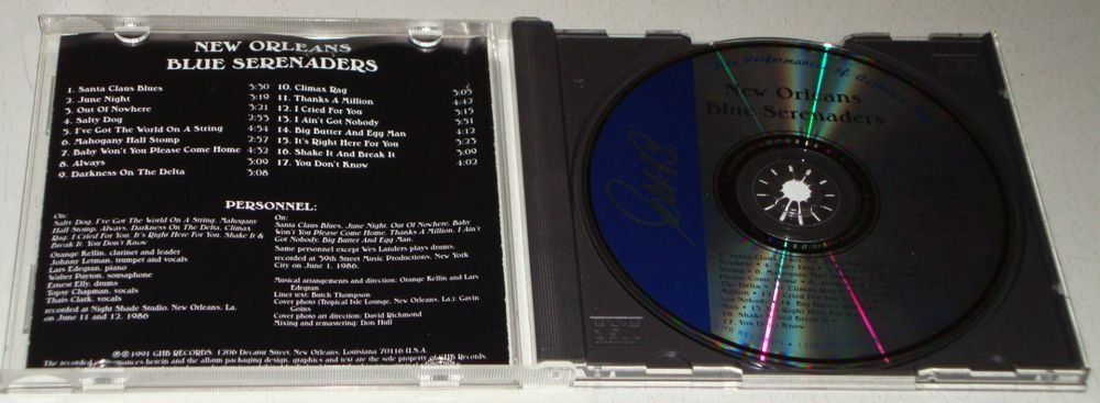 CD: New Orleans Blue Serenaders – Usato da Unterbäch venduto da vuqsa 3