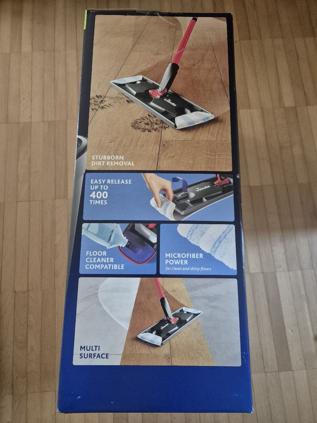 Vileda Altro in Apparecchi per la pulizia: Vileda H2Pro Flat Mop System, Wischmop-Set, OVP – Nuovo e nell'imballaggio originale da Bern venduto da grisu_79 1