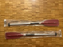2 pagaies canoë alu 150 cm neuves