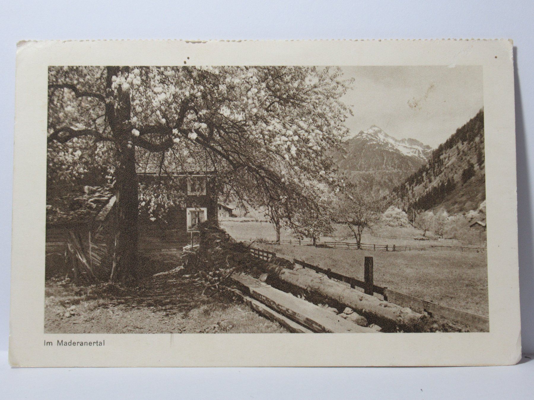 Cartoline postali: Im Maderanertal 1930 – Usato da Grenchen venduto da Bluemchen1900