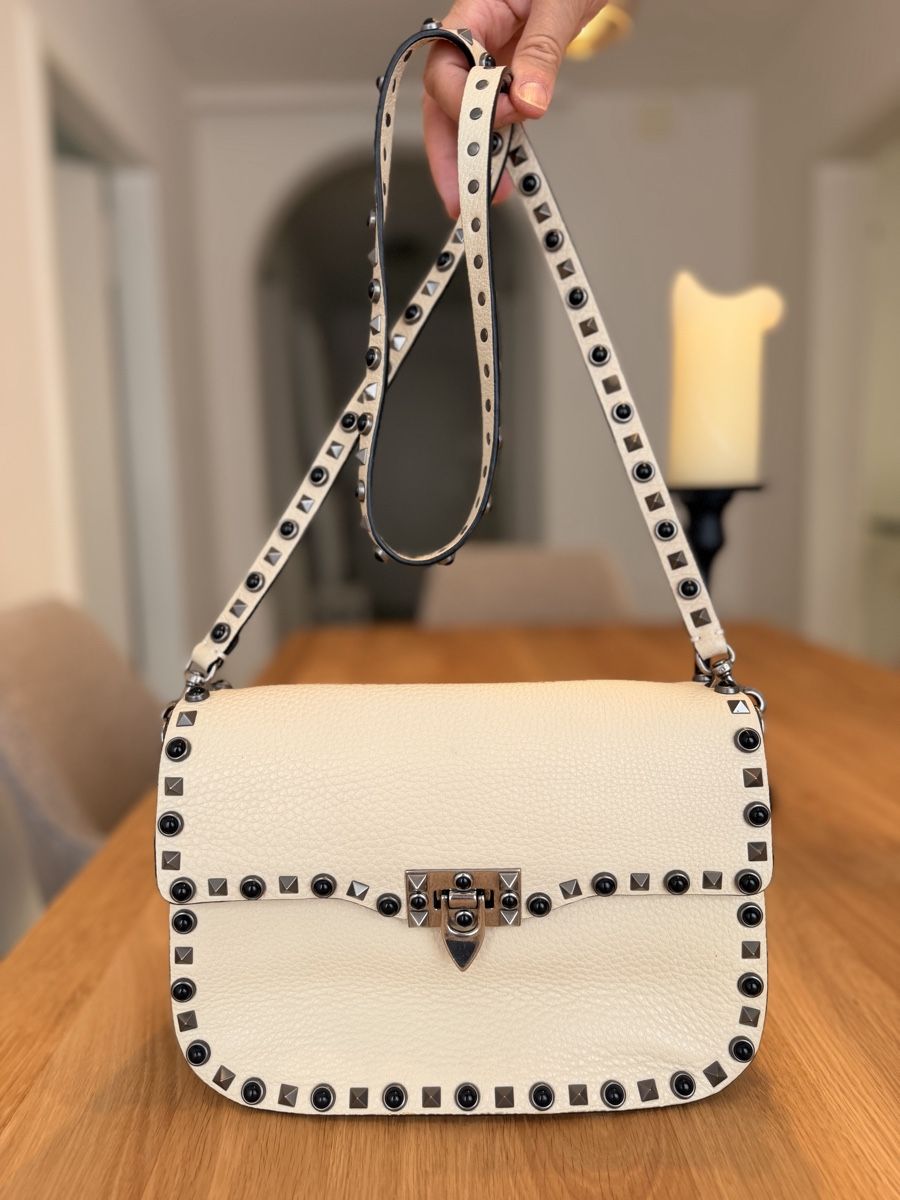 Valentino Borse da donna: Valentino Garavani Rockstud Bag white – Nuovo (secondo la descrizione) da Zürich venduto da fil_z5hq 3