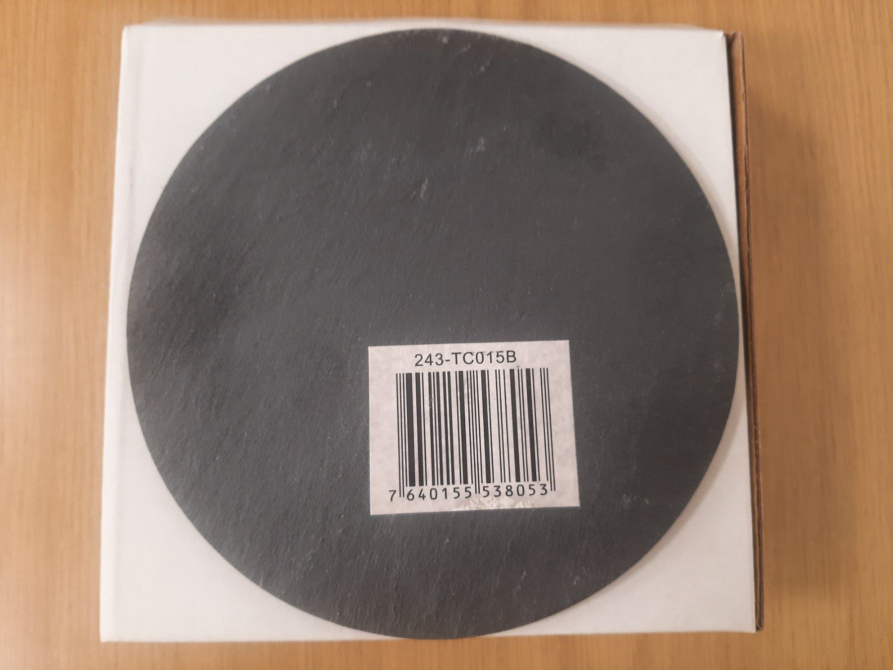 Piatti di portata: Schieferplatten rund 6er-Set, Ø 15cm – Usato da Muotathal venduto da robin40 4