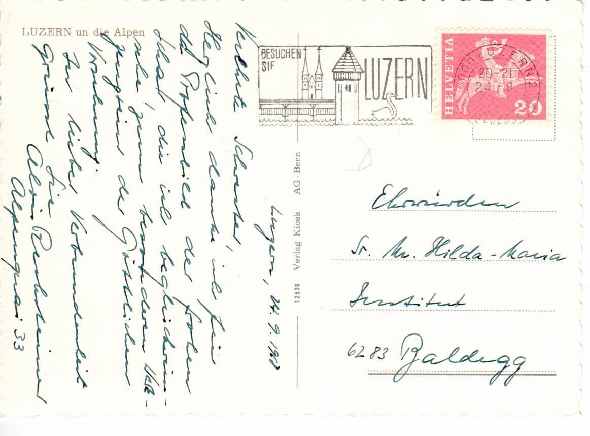 Cartoline postali: Luzern – Usato da Wolhusen venduto da Curver9 1