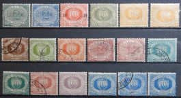 San Marino ex. Kat. 1-30 */(*)/gest. 1877/94 Kat. 90 Euro