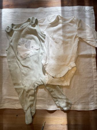 Baby-Schlafanzug & Body, Grösse 68, C&A, Top Zustand