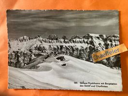 1961. 585 Skihaus Prodchamm mit Bergstation des Skilift und