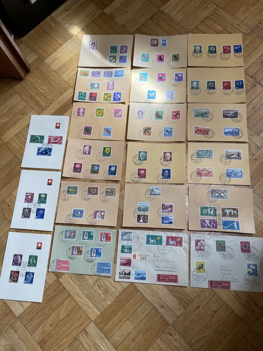 Tutti i francobolli: timbre série, SBK 800.- – Usato da peseux venduto da laurencephil