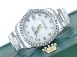Rolex Datejust Lady Diamant 18K 750 Gold neuwertig ref.68240