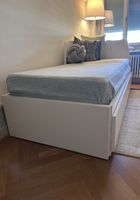 IKEA FLEKKE Tagesbett weiss inkl. 2 Matratzen & 2 Schubladen