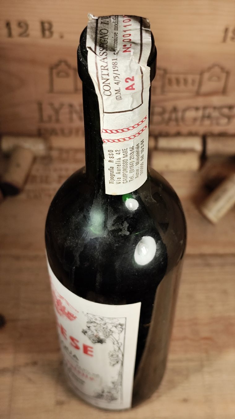 Vino: 1998 Cantina del Castello Rosse DOC – Nuovo e nell'imballaggio originale da Büsserach venduto da Vintage-vins 1