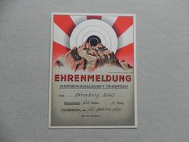 Karte Tägerwilen TG Schützenfest 1955