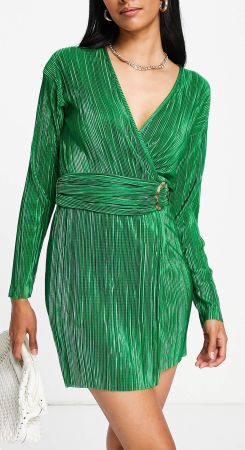 ASOS 💚 robe plissée NEW! 42