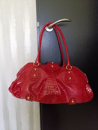 CASADEI Schicke rote Handtasche Vintage Style