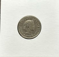 Schweiz 10 Rappen 1920 ss in Münzrähmchen