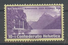 1938, Pro Patria, Vierwaldstätter, ohne Falz, Nr. B1z **