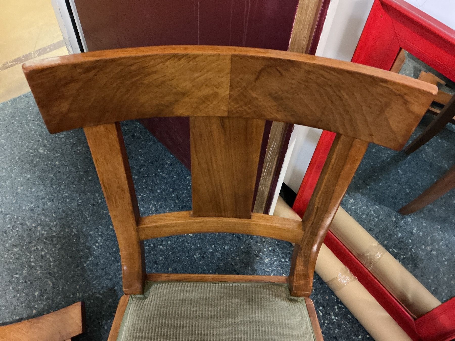 Chaises: 4 Holzstühle mit Sitzpolsterung – D'occasion à Bern par vielerart 4