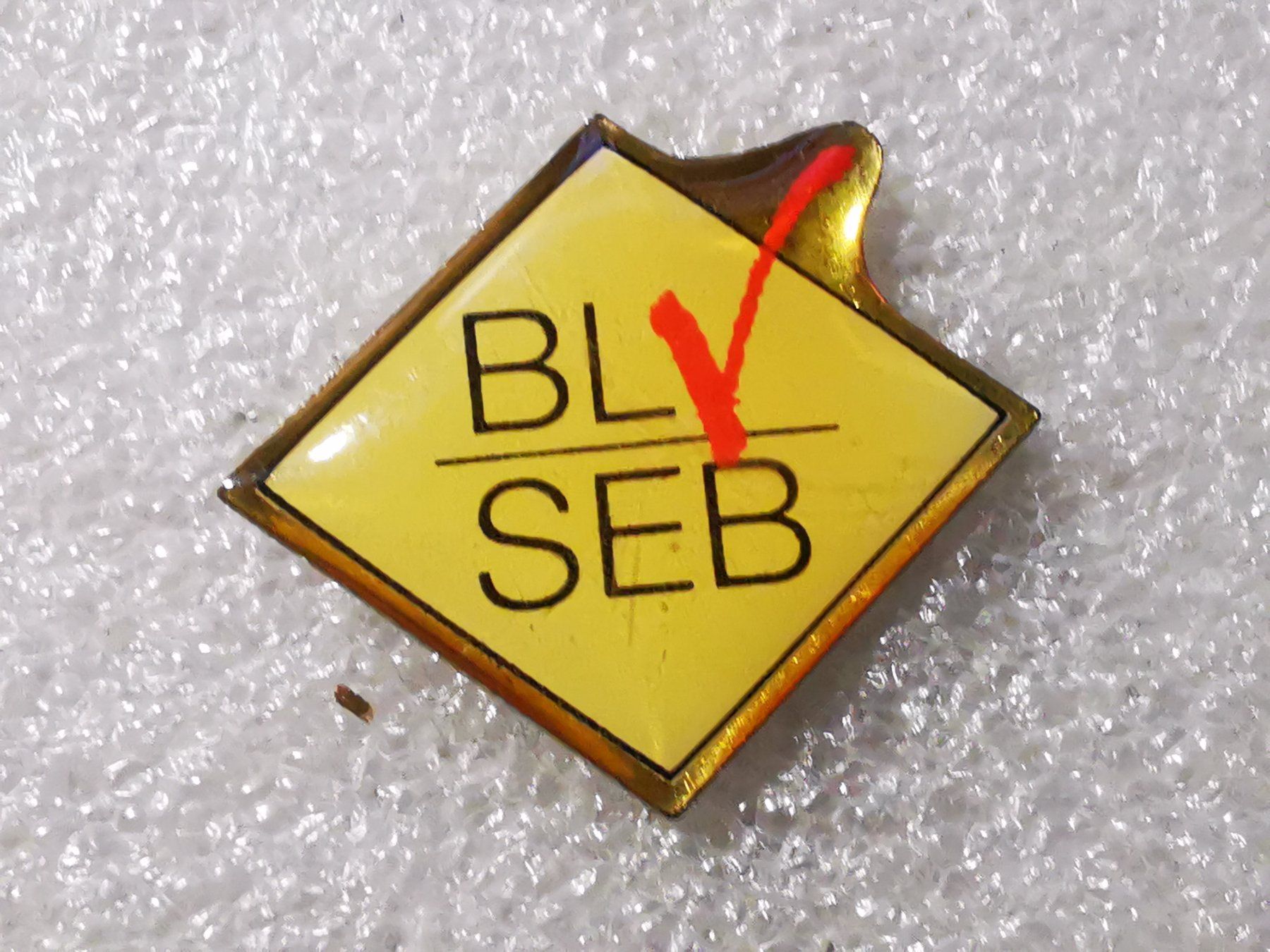 Placchette & Badge: Ansteckpin 127: BL SEB – Usato da Oppligen venduto da Pin-Fall-Shop