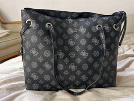Guess Monogram Shopper Bag