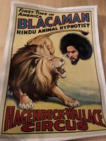 Zirkusplakat Circus Rarität Vintage Hagenbeck Wallace Zirkus