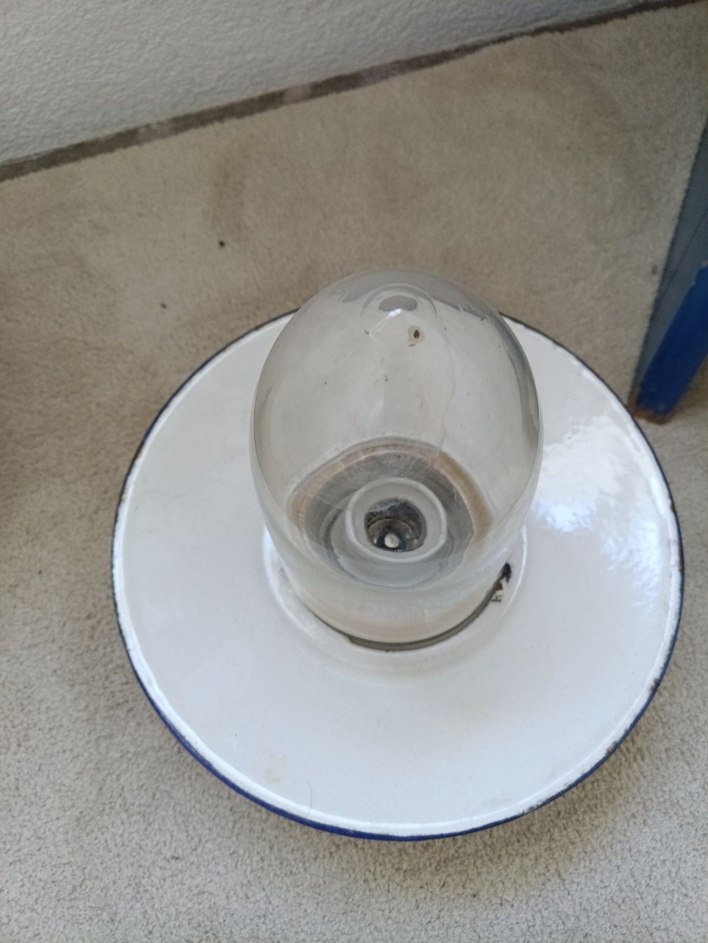 Lampen: 2Stk.Stall Lampe email Antik – Gebraucht aus Lengnau BE von m500 1