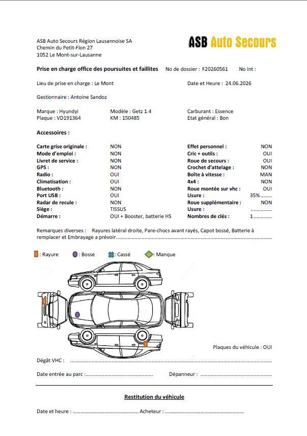 Hyundai Automobili: Hyundai Getz 1.4 – Usato da Lausanne venduto da OF_Lausanne 8