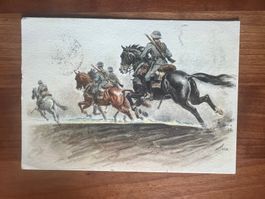 Ansichtskarte MilitärI.F. Hugentobler 1939  (G22)