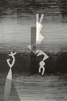 Michel Seuphor (1901-1999) LITHOGRAPHIE SIGNIERT NUMMERIERT
