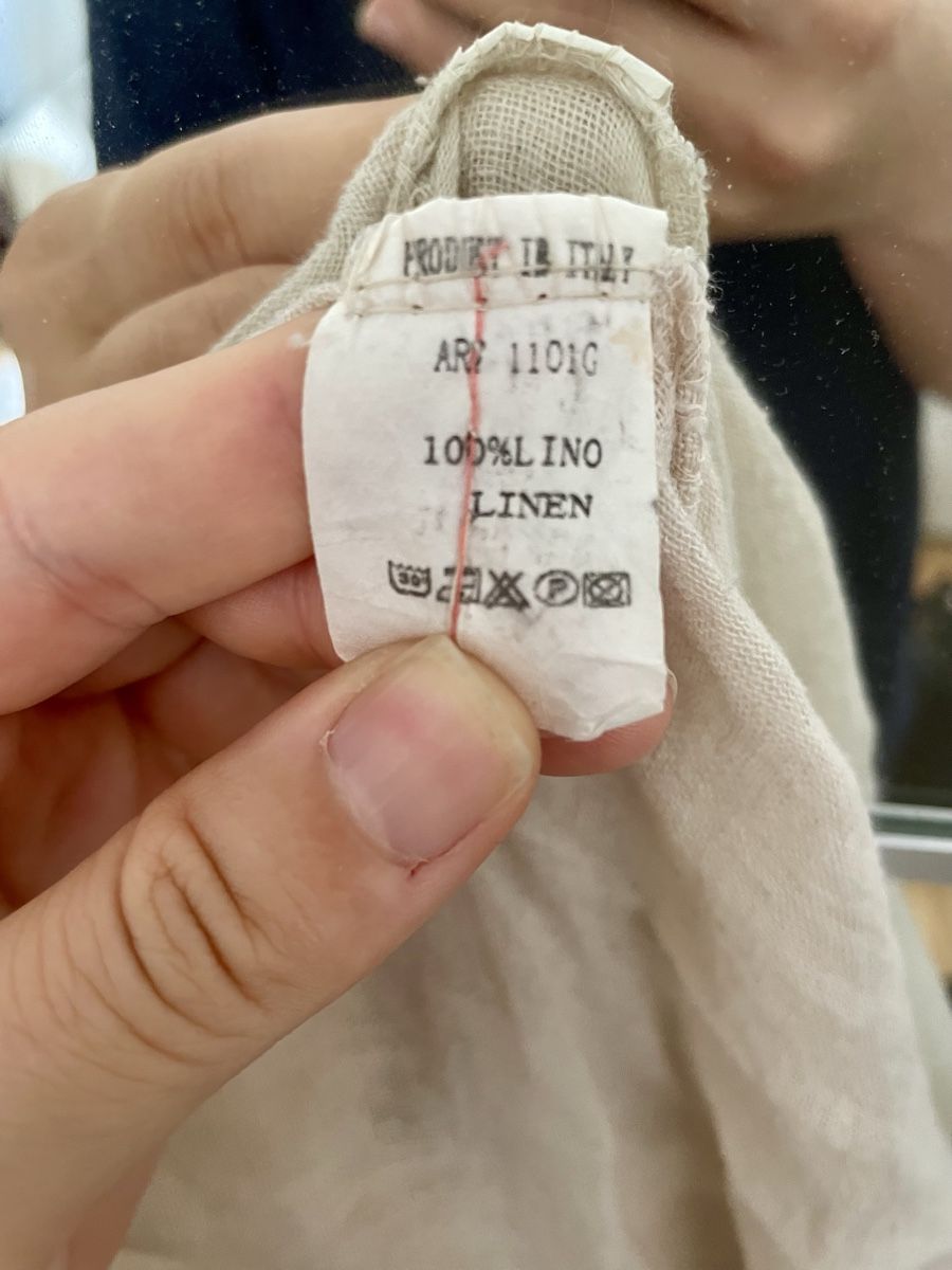 Blusen:  Beige Leinen Bluse, onesize – Gebraucht aus Zürich von Carlajimena 5