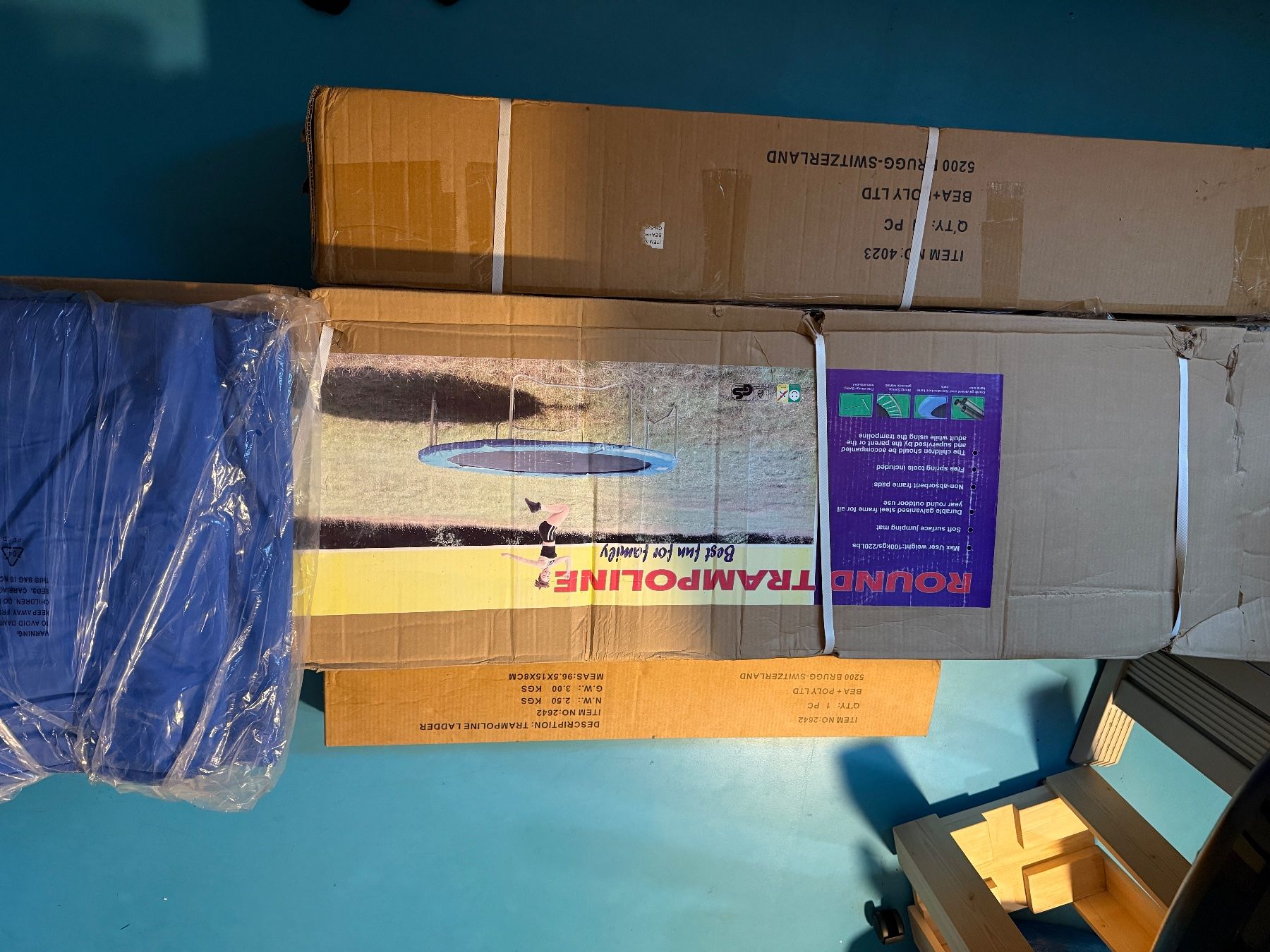 Bea Trampolini: Trampolin 427cm zu verkaufen – Usato da Rebstein venduto da katarina.0910 1