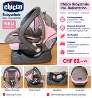Chicco Babyschale inkl. Basisstation – NEU / unbenutzt