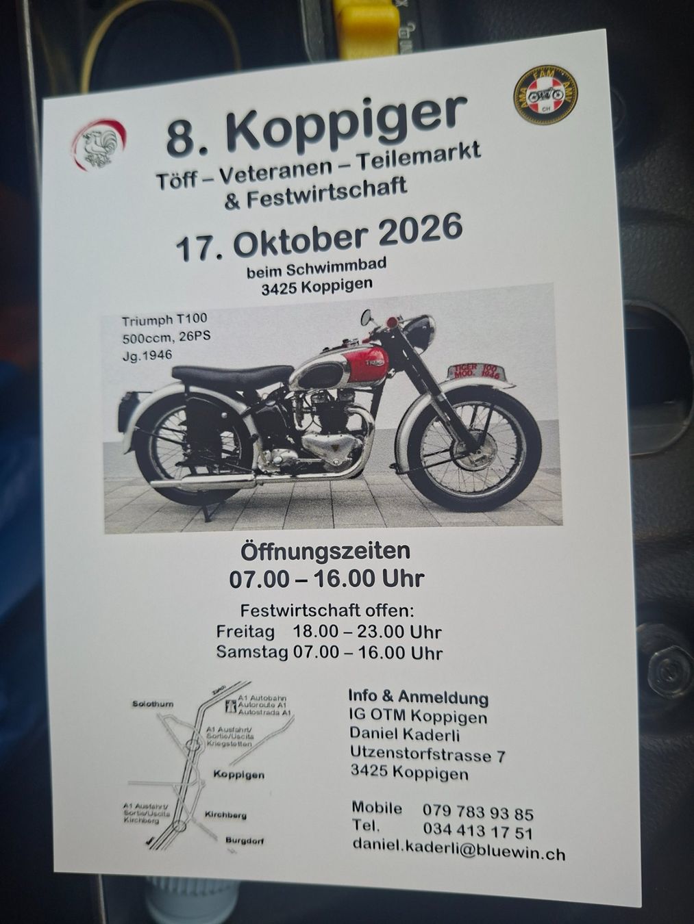 Accessori per altri veicoli: compte tour Jaeger oldtimer auto moto antik accessoire – Usato da lausanne venduto da Nicolier0 9