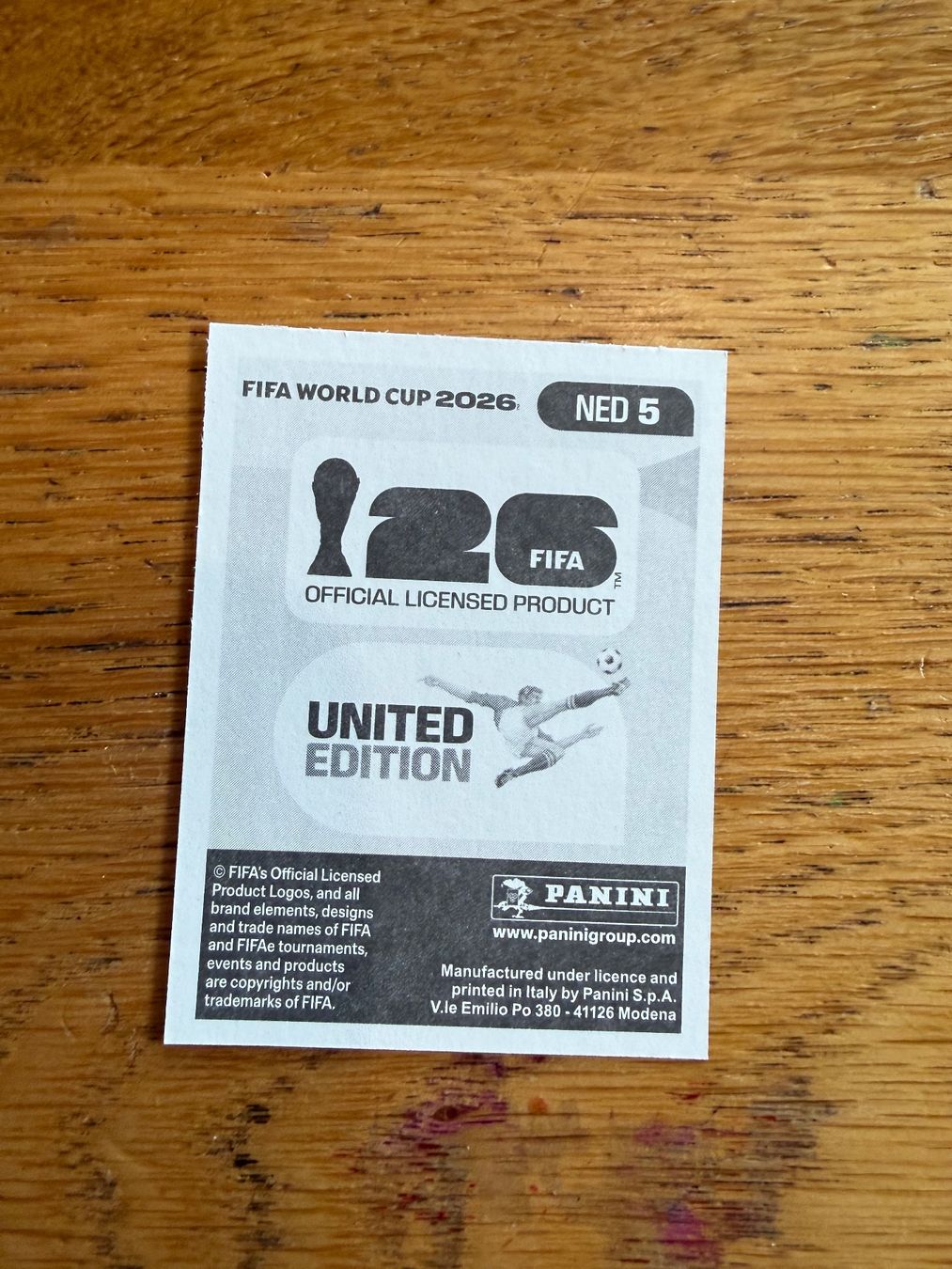 Panini Carte collezionabili: Panini Sticker 2026 NED 5 – Nuovo (secondo la descrizione) da Masein venduto da Buender45 1