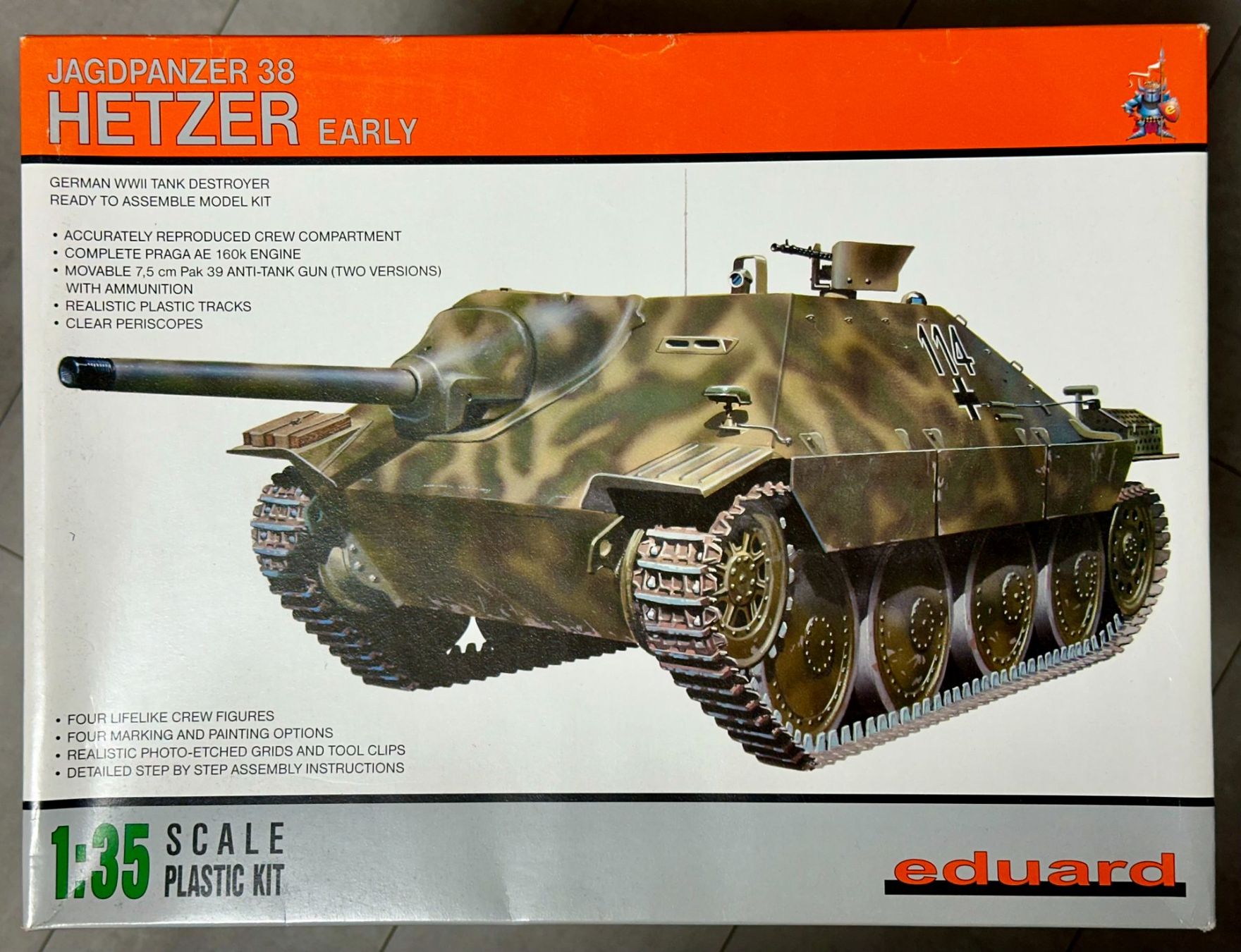 Kit di modellismo & Modellini statici: Jagdpanzer 38 Hetzer early – Nuovo e nell'imballaggio originale da Lenk im Simmental venduto da AFM-Modellbau