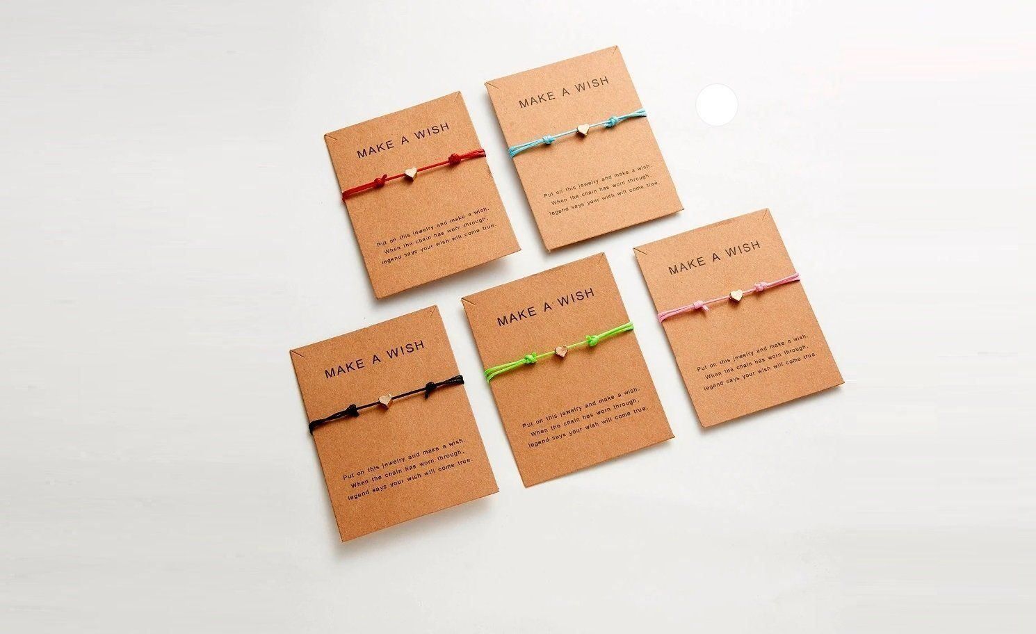 Bracciali & Braccialetti: Wunscharmbänder "Make a wish" – Nuovo e nell'imballaggio originale da Lichtensteig venduto da JASAGO 1