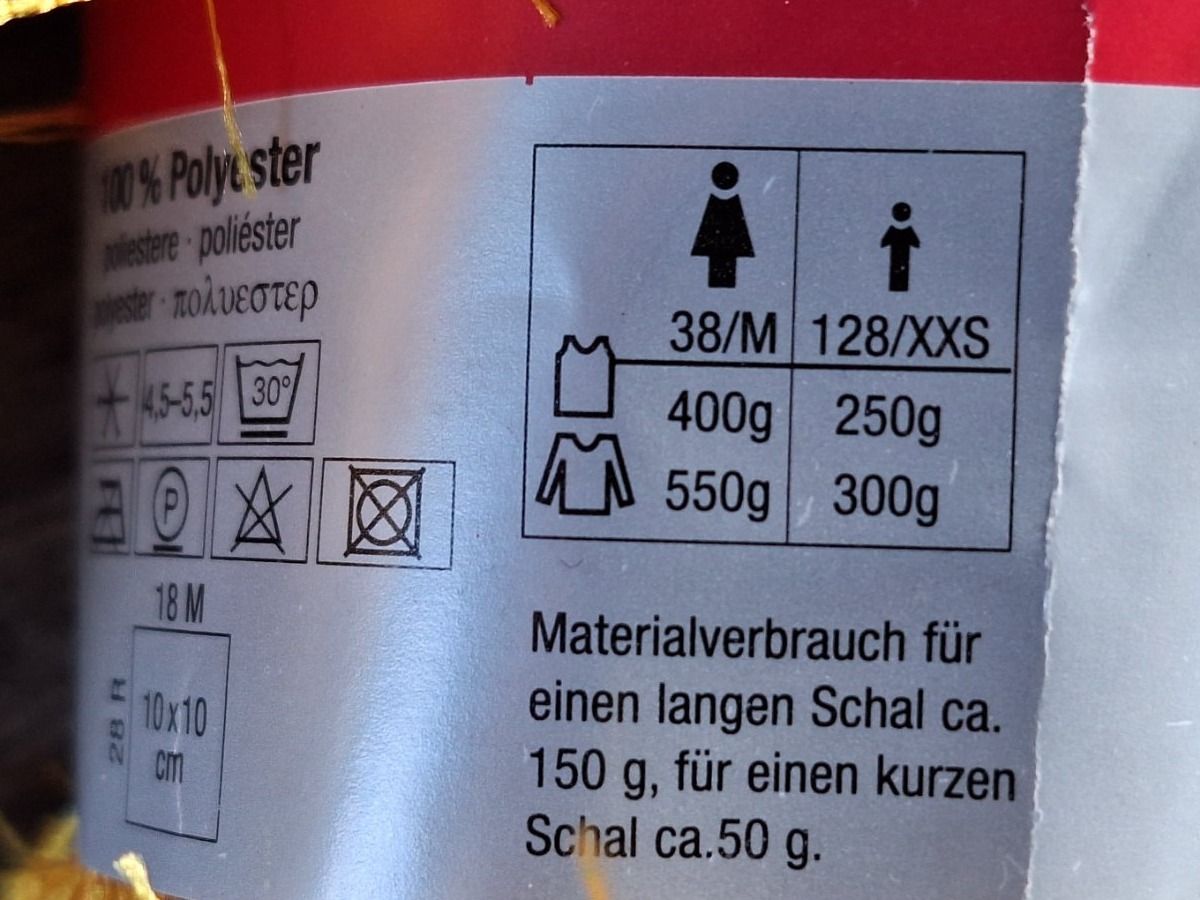 Lana: 700 GRAMM STRICKWOLLE - GOLDFARBIG – Nuovo (secondo la descrizione) da Huttwil venduto da Kunterbuntli 5