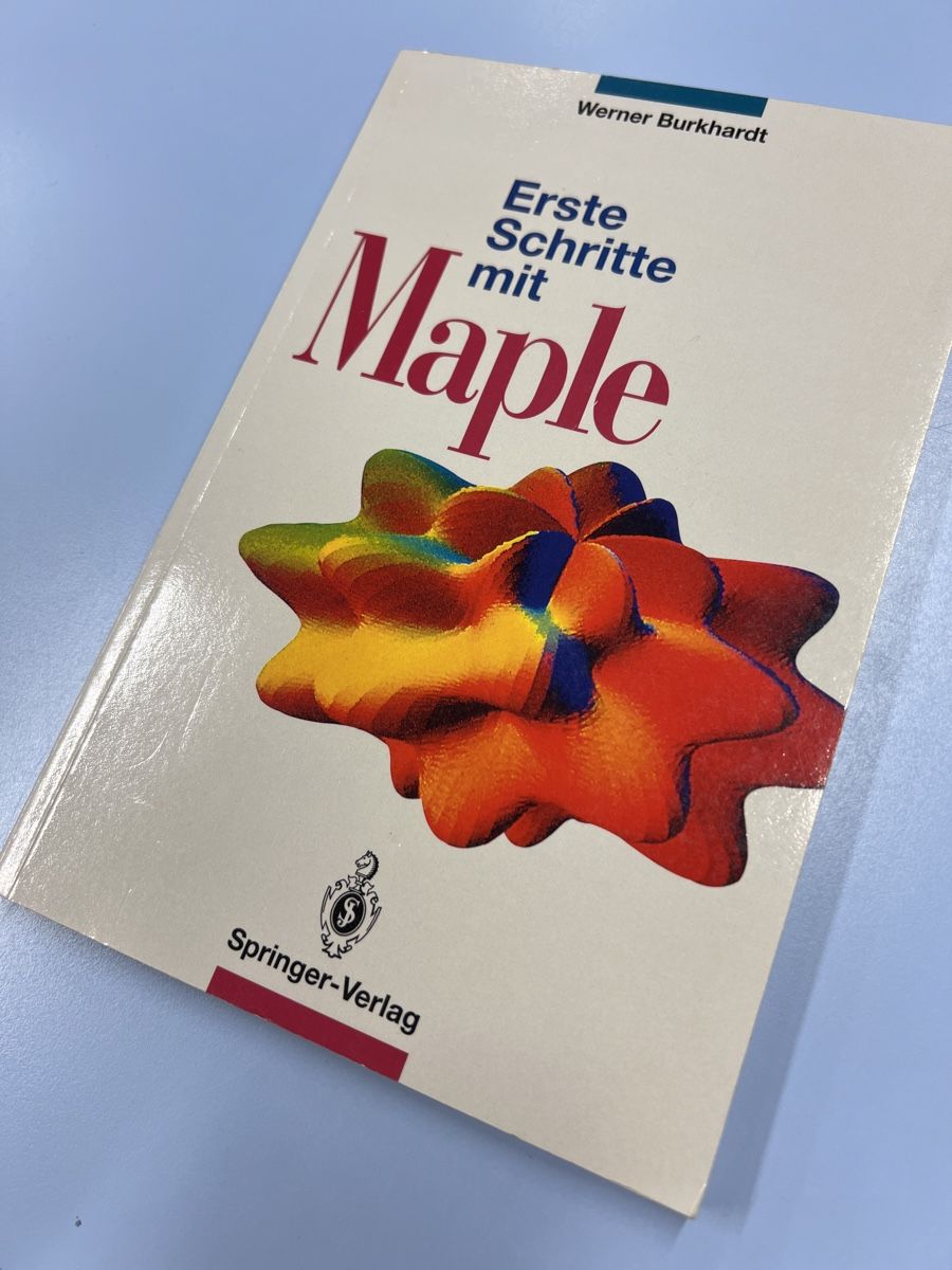 Libri: Erste Schritte mit Maple - Werner Burkhardt – Usato da Grüningen venduto da Fox007