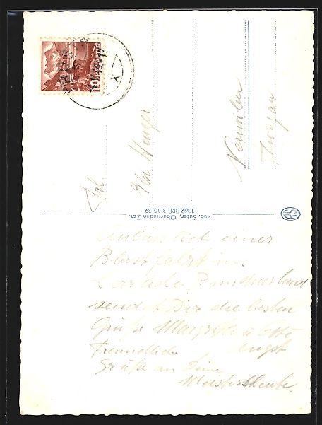 Cartoline postali: Thusis, Ortsansicht aus der Vogelschau – Usato da Berlin venduto da bartko-reher 1