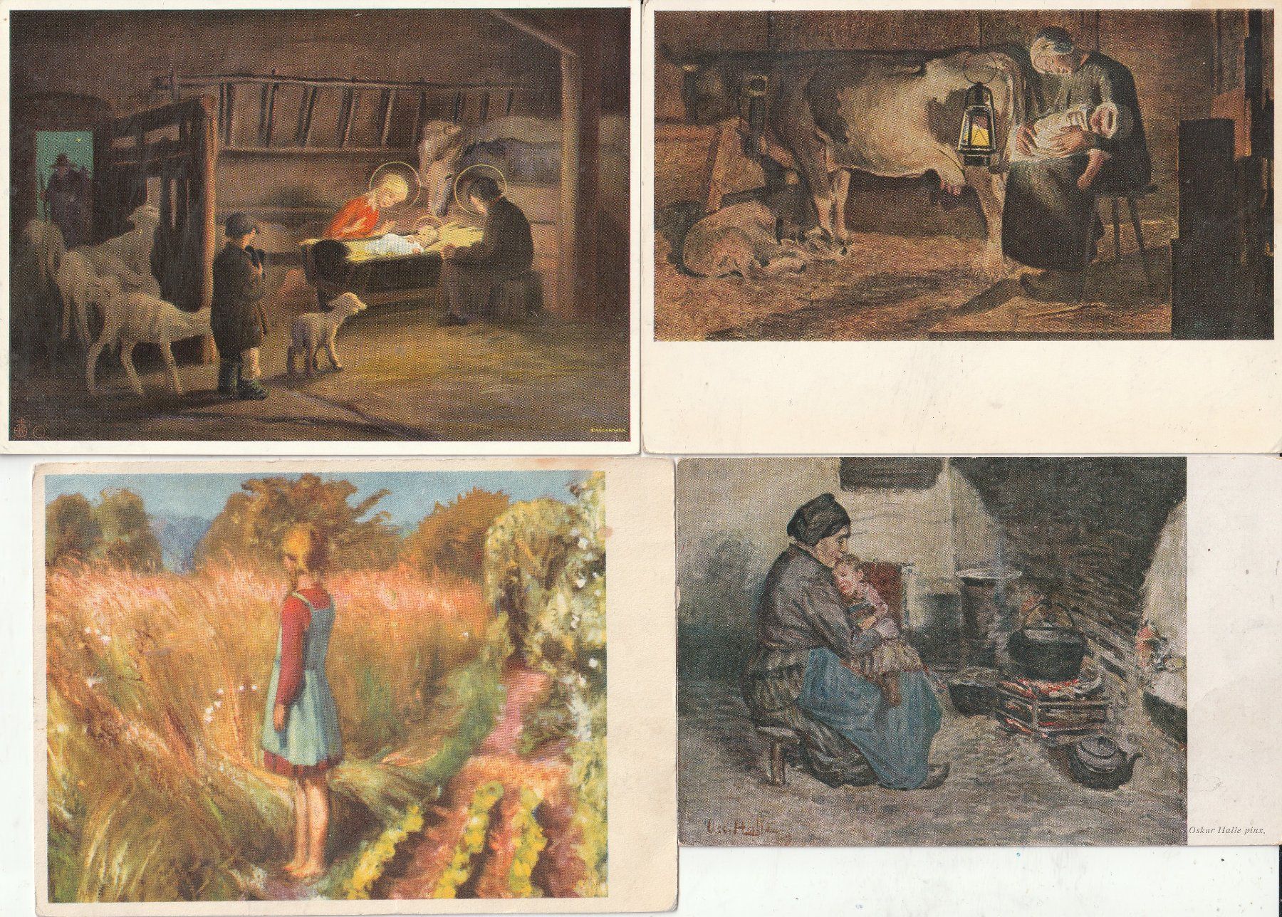 Cartoline postali: 40  Gruss - Kunst - Diverse Karten – Usato da Lumbrein venduto da made02 8