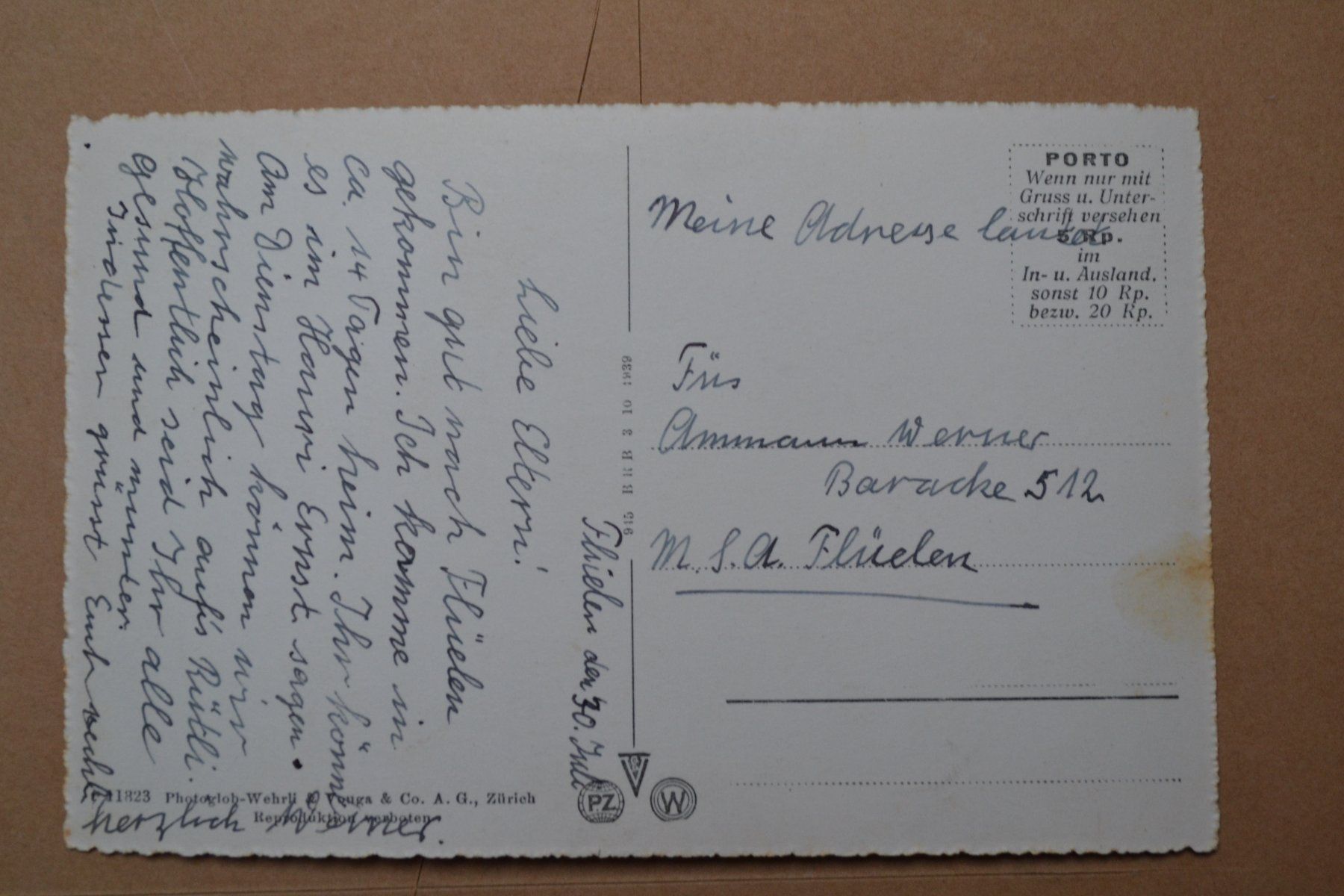 Cartoline postali: AK Sihlsee SZ – Usato da Beinwil am See venduto da kajak55 1