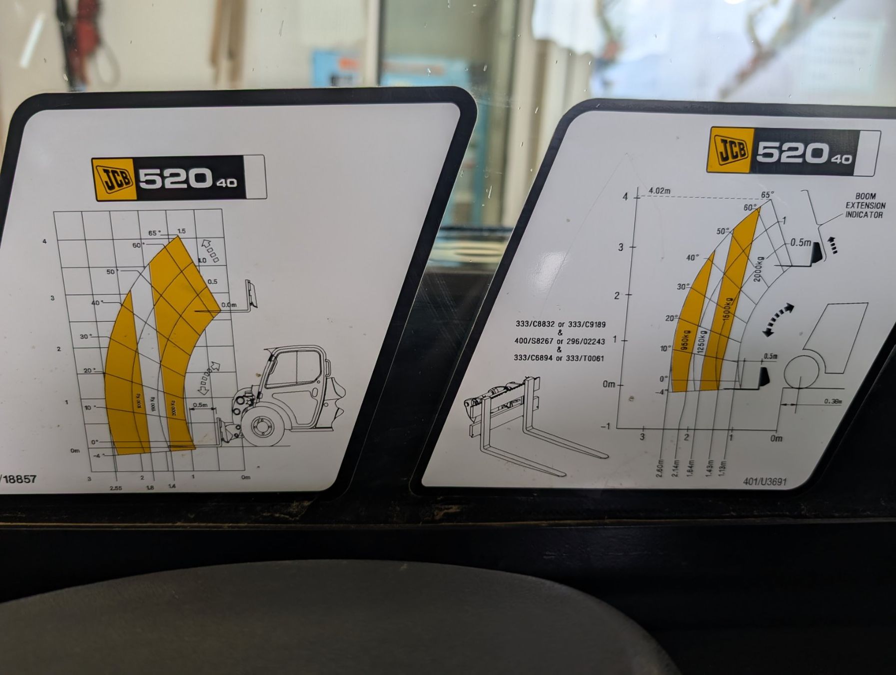 Jcb Caricatori: JBC 520 40 Teleskoplader Teleskopstapler – Usato da Scherz venduto da Mietpoint_Hossli 6