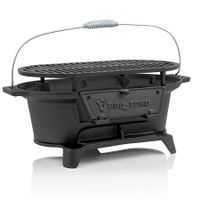 BBQ-Toro Gusseisen Holzkohle Grilltopf