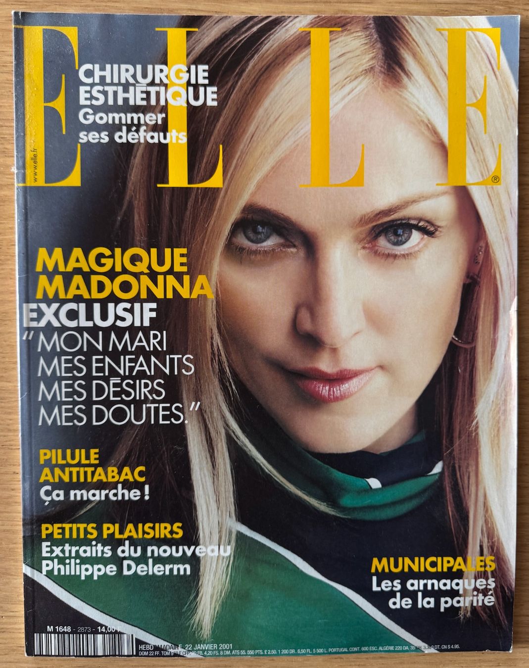 Riviste & Magazine: Madonna Magazine ELLE Janvier 2001 – Usato da Lausanne venduto da davzic