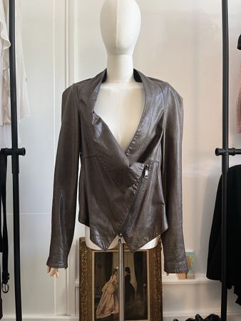 Vivienne Westwood Anglomania Leather Jacket Size 46