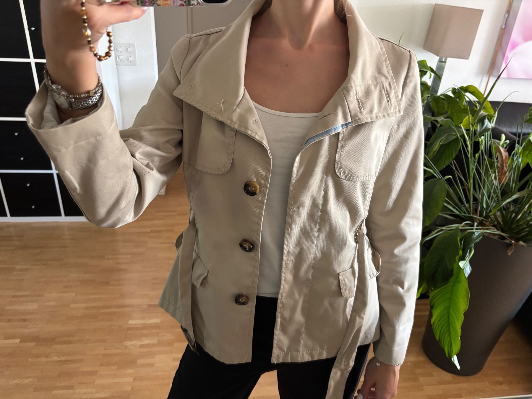 H&M Giacche: Damen Jacke beige – Usato da Rhäzüns venduto da Nadl77 2