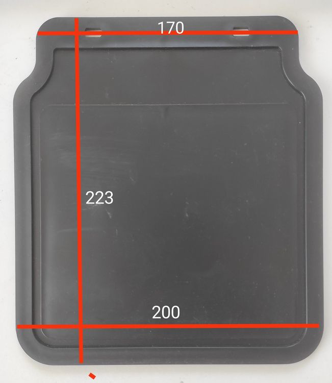 Kotschutzlappen Schmutzfänger Gummi 200x223mm Kaufen auf Ricardo